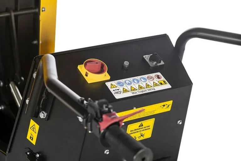 Tombereau électrique Lumag avec fonction de basculement électronique, MD 500EK