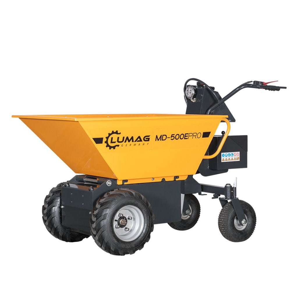 Mini dumper Lumag avec entraînement électrique 750 watts 48 V, MD 500EPRO