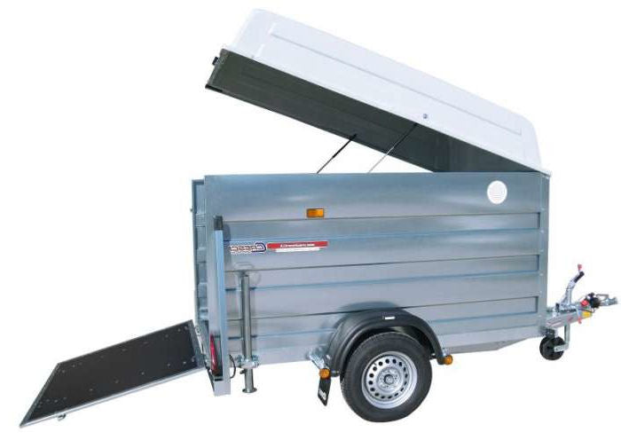 Remorque Fourgon CRESCI 750 Kgs freinée