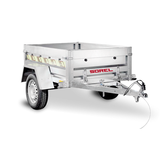 Remorque Sorel R150 Gamme Rustique 600Kg