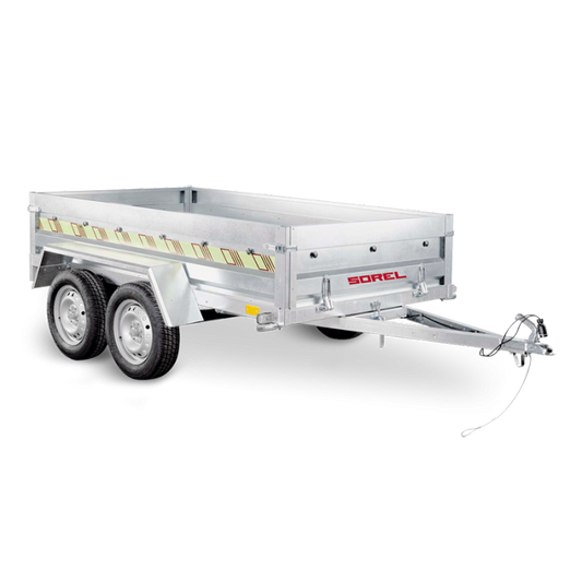 Remorque bagagère Sorel R256 Gamme Rustique 750kg