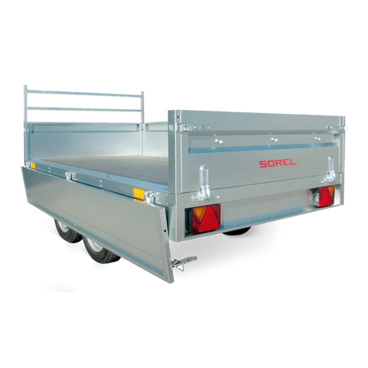 Remorque Sorel N262 Gamme Nordika Utilitaire